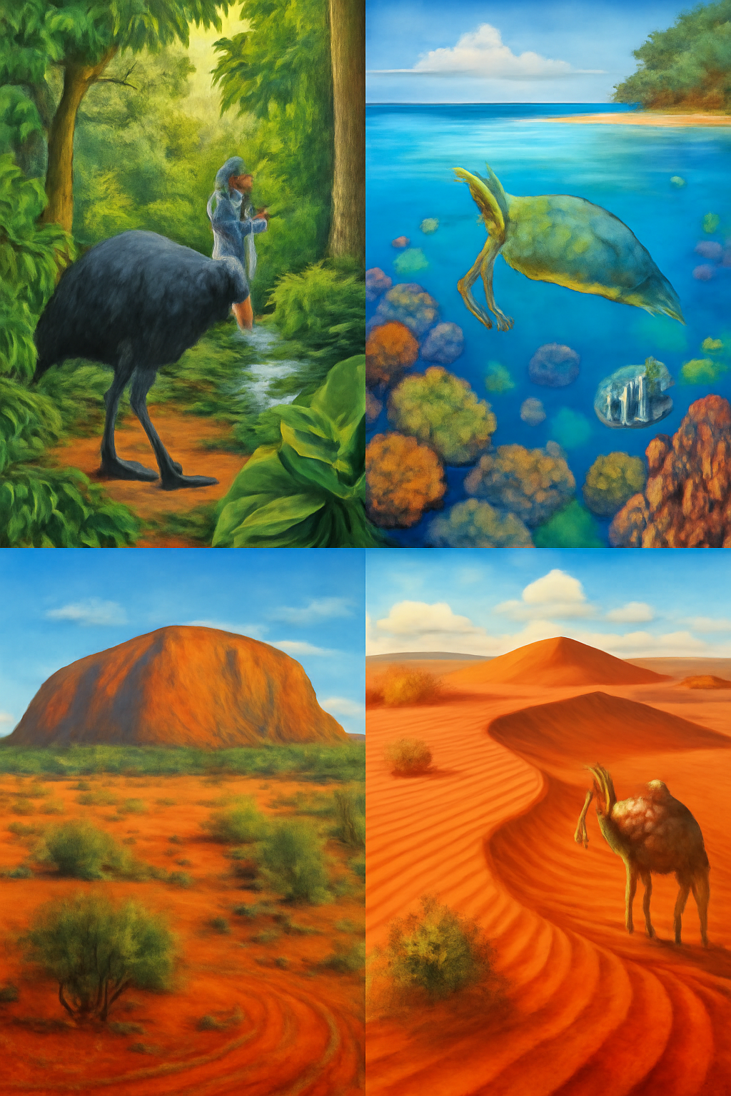 Journey Through Australia’s Tropical Rainforests and Expansive Deserts